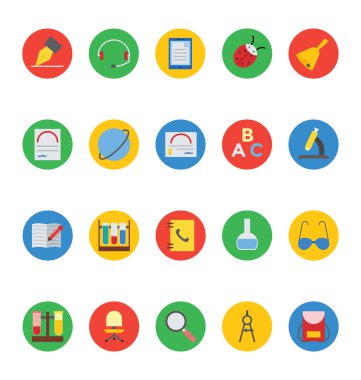 Eğitim vektör simgeler 5