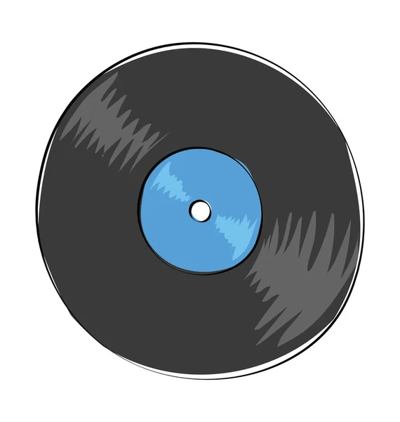 Vinyl gekleurde Vector Icon — Stockvector