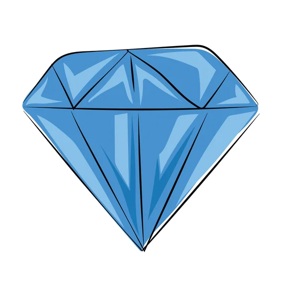 ダイヤモンドの色の不完全なベクトルのアイコン — ストックベクタ