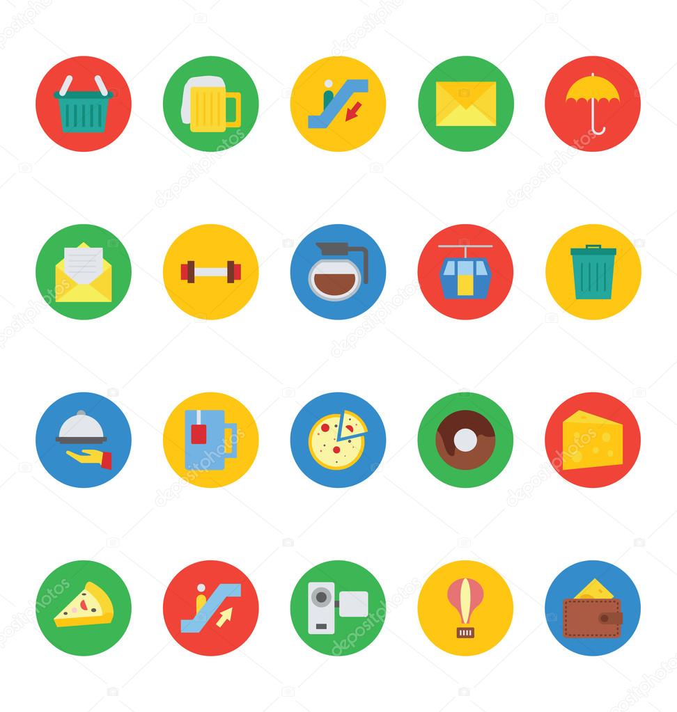 Hotel and Restaurant Vector Icons 5