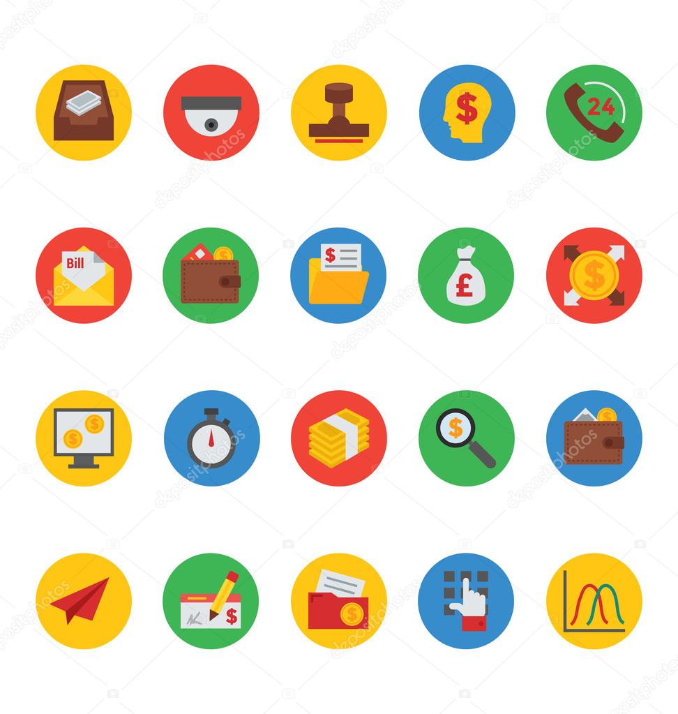 Business and Finance Vector Icons 7
