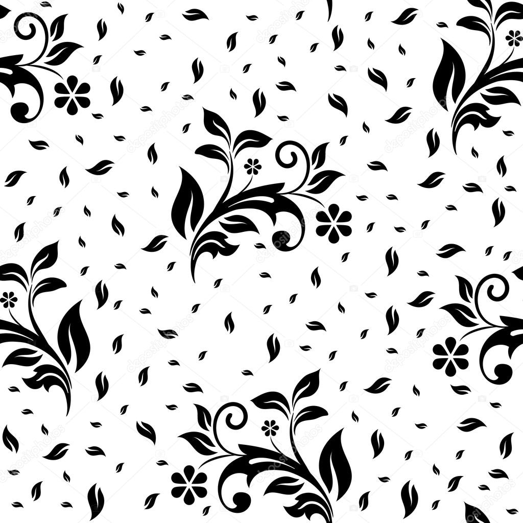 Floral Hand Drawn Seamless Pattern