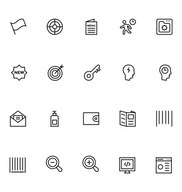 Productivity and Development Vector Icons 1 clipart