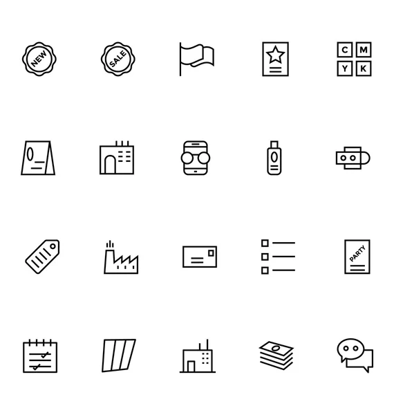 Productiviteit en ontwikkeling Vector iconen 3 — Stockvector