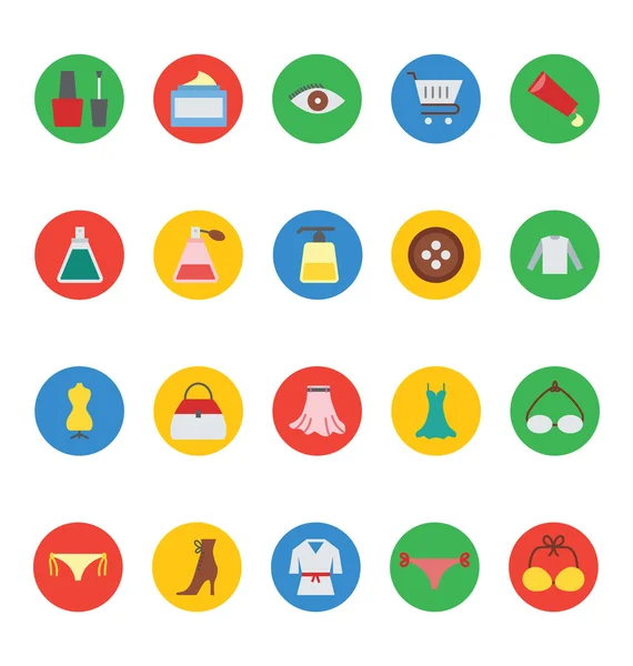 Mode-Vector iconen 6 — Stockvector