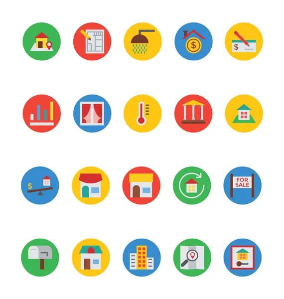 Real Estate Vector Icons 5 — Stock Vector