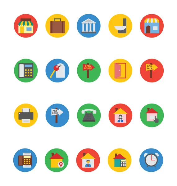 Real Estate Vector Icons 3 — Stock Vector