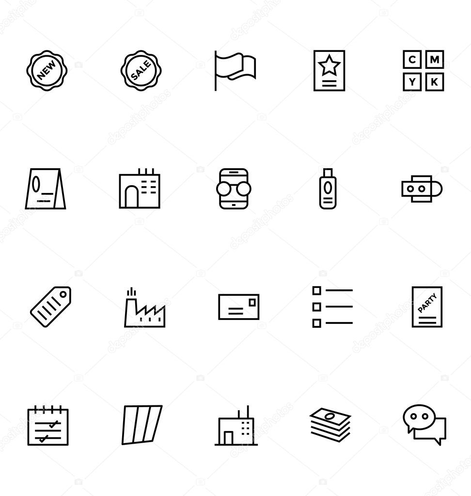 Productivity and Development Vector Icons 3
