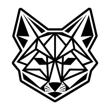 A filled style icon representing a fox symbol
