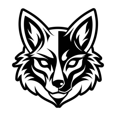 A filled style icon representing a fox symbol