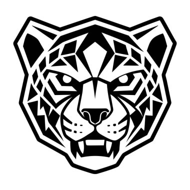 vector illustration of a tiger head. tiger.