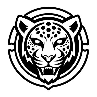leopard logo vector illustration