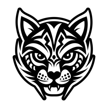 vector design of tiger