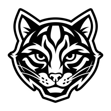 Kedi kafa simgesi, basit tarzı