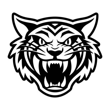 tiger logo template vector design illustration