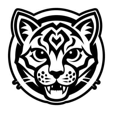 Kaplan Başı Vektör illüstrasyonu