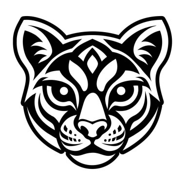 Kaplan başı simgesi, basit stil