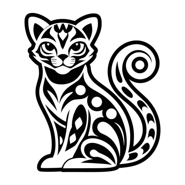 Şirin kedi vektör çizim