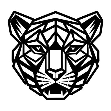 Bir kaplanın vektör çizimi