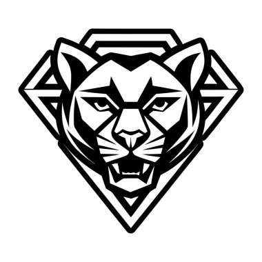 aslan simgesi, siyah renk