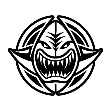 Beyaz arkaplanda ejderhanın vektör çizimi