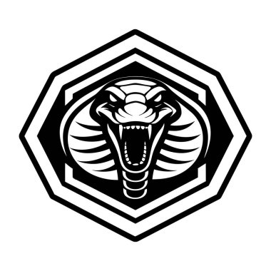 yılan simgesi vektör illüstrasyonu