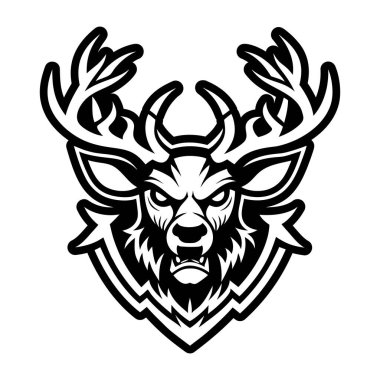 Geyik kafası gösteren bir sembol