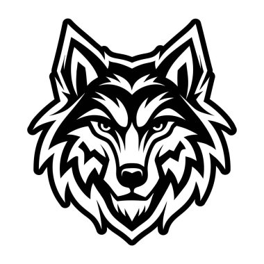 Kabartma biçiminde bir kurt kafası gösteriliyor