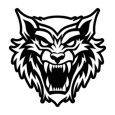 Bir köpek başını gösteren bir kabartma biçimi simgesi