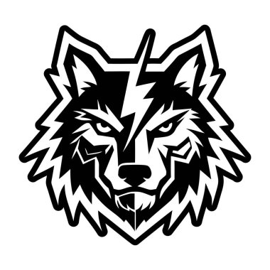 Kabartma biçiminde bir kurt kafası gösteriliyor