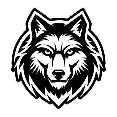 Bir Canis maskotunu temsil eden doldurulmuş bir biçim simgesi