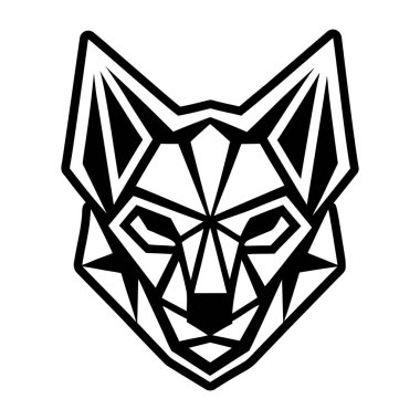 Bir köpek sembolü gösteren kabartma biçimi simgesi