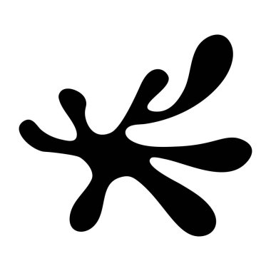 Yaprak sapını temsil eden doldurulmuş biçim simgesi