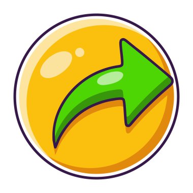 İndirme okunu gösteren düz bir biçim simgesi