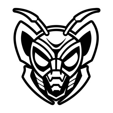 Kaplan başı ikonu. Web tasarımı için baş vektör simgelerinin basit çizimi