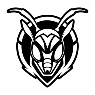 Boğa kafasının vektör çizimi