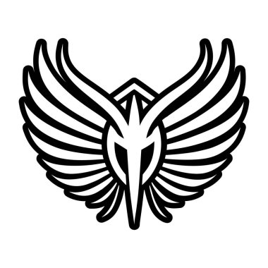 Kartal kanadının vektör illüstrasyonu