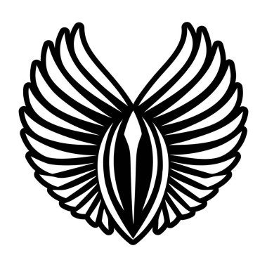 Kanatların vektör illüstrasyonu