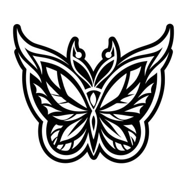 Kelebek vektör çizim