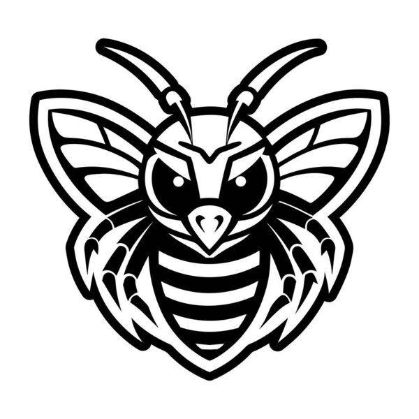 векторная иллюстрация милой мультяшной бабочки