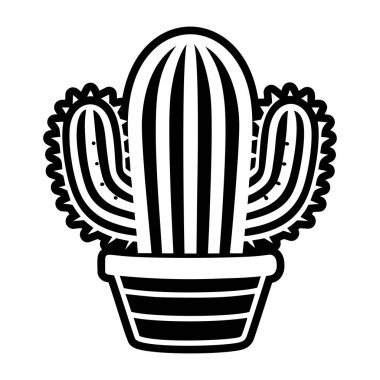 Kaktüs simgesi, basit tarzı
