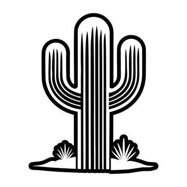Kaktüs bitkisi ikonu. beyaz arkaplanda izole edilmiş web tasarımı için ana cacti vektör simgesi