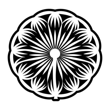 Çiçek deseninin vektör çizimi