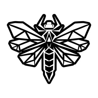 böcek simge vektör çizim