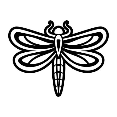 İzole edilmiş kelebek çizgi filmi. vektör çizimi tasarımı