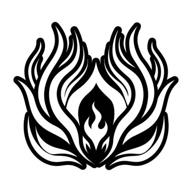 kabile dövmesi. El çizimi kabile dövmesi çizimi. izole siyah