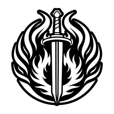 Kılıç kalkanı ve kılıçlar.