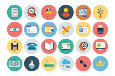 Flat SEO and Marketing Icons 5