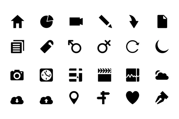 Universal Web and Mobile Vector Icons 1 — Wektor stockowy