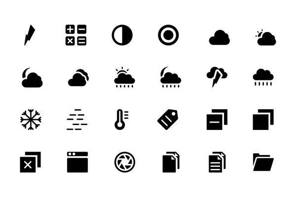 Universal Web and Mobile Vector Icons 5 — Wektor stockowy
